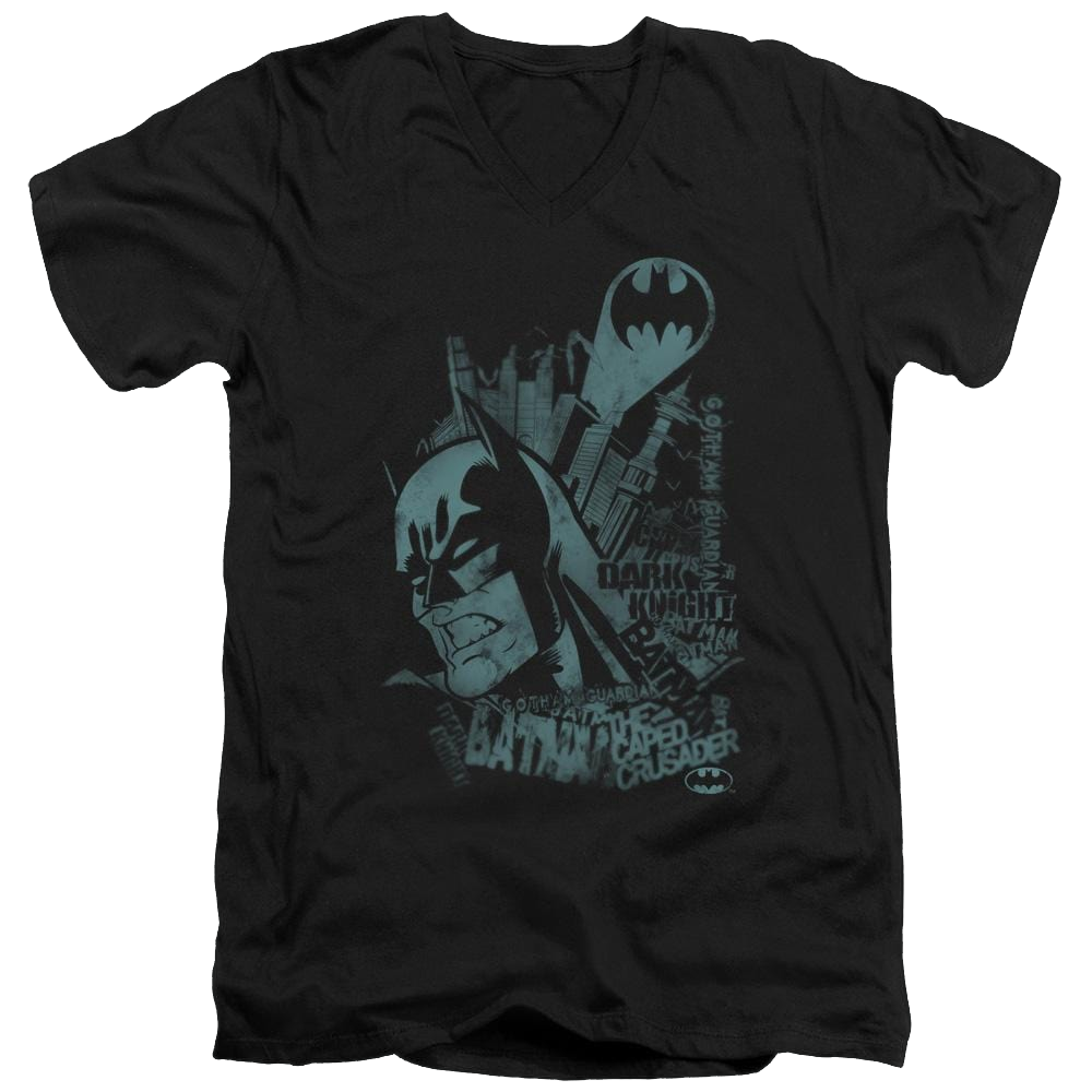 Batman Gritted Teeth - Men's V-Neck T-Shirt Men's V-Neck T-Shirt Batman