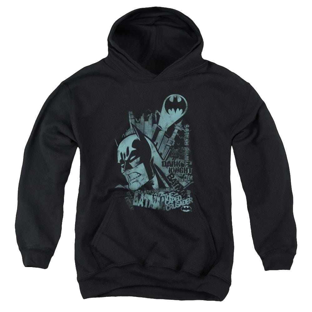 Dc Batman Gritted Teeth - Youth Hoodie Youth Hoodie (Ages 8-12) Batman