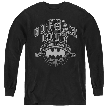 Dc Batman University Of Gotham - Youth Long Sleeve T-Shirt Youth Long Sleeve T-Shirt Batman