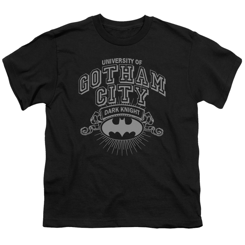 DC Batman University Of Gotham - Youth T-Shirt Youth T-Shirt (Ages 8-12) Batman