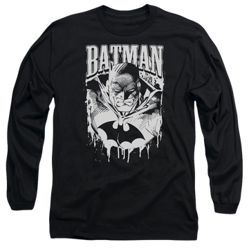 Batman Bat Metal - Men's Long Sleeve T-Shirt Men's Long Sleeve T-Shirt Batman