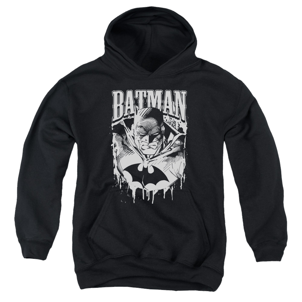 DC Batman Bat Metal - Youth Hoodie Youth Hoodie (Ages 8-12) Batman