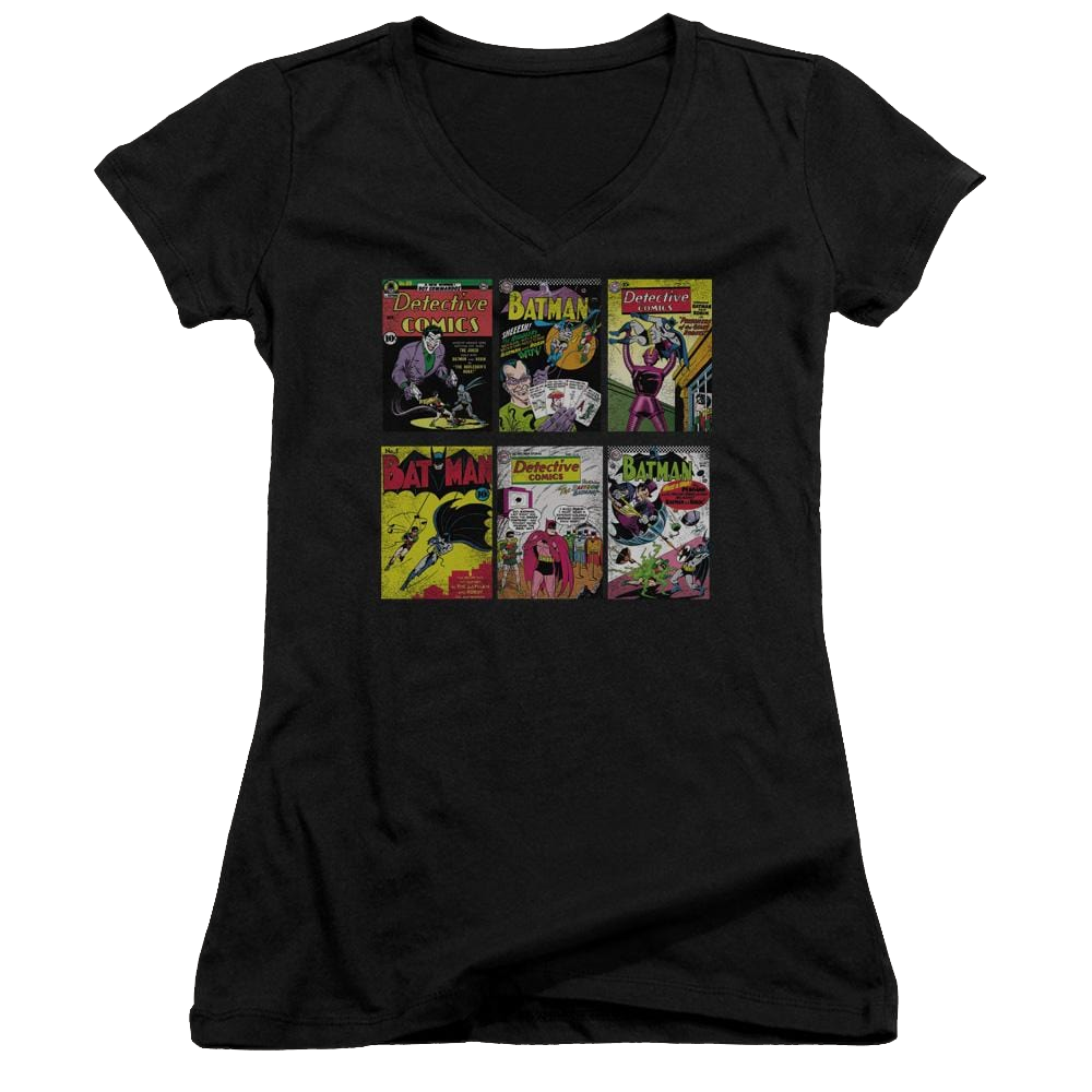 Batman Bm Covers - Juniors V-Neck T-Shirt Juniors V-Neck T-Shirt Batman