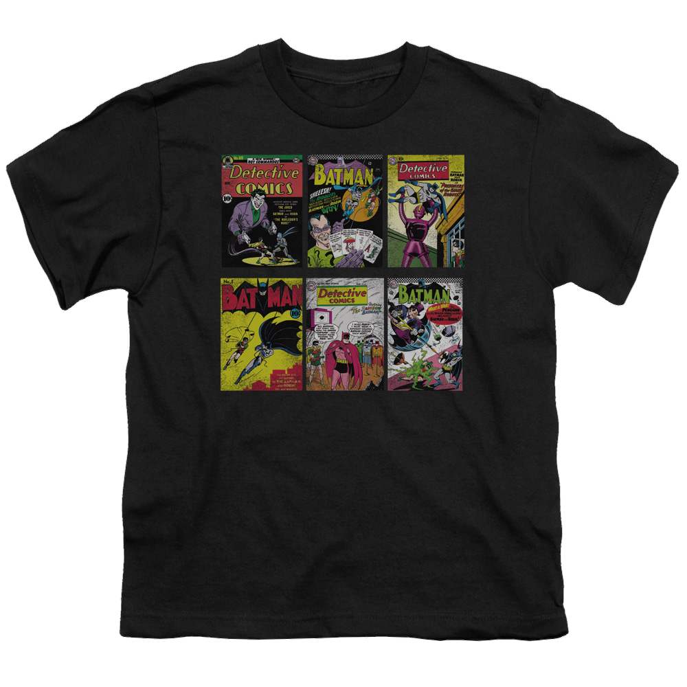 DC Batman Bm Covers - Youth T-Shirt Youth T-Shirt (Ages 8-12) Batman