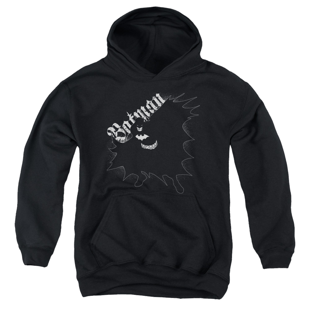 DC Batman Darkness - Youth Hoodie Youth Hoodie (Ages 8-12) Batman