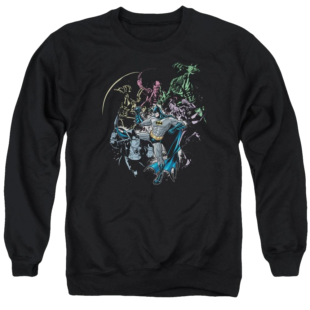 Batman Surrounded - Men's Crewneck Sweatshirt Men's Crewneck Sweatshirt Batman