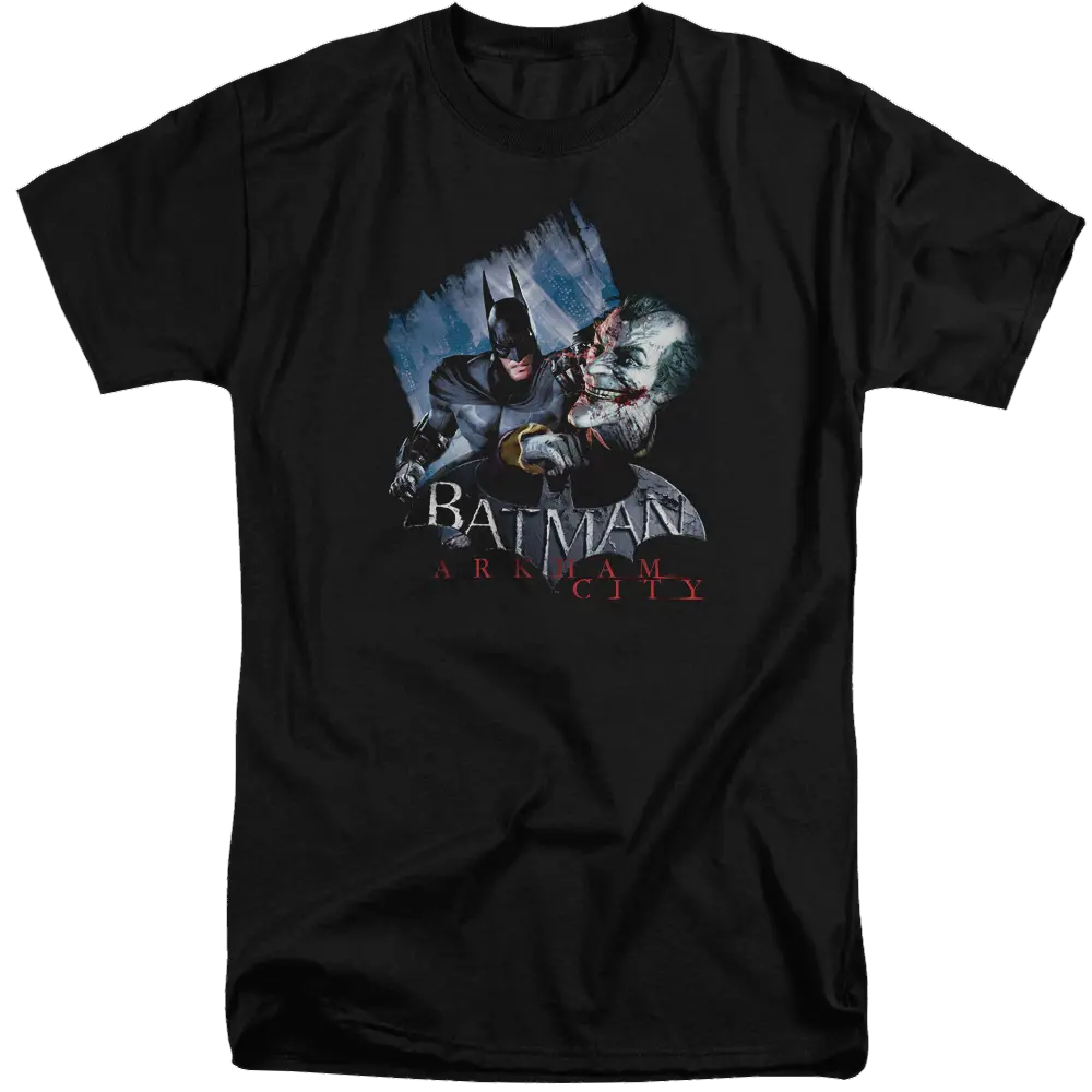 Batman - Arkham Jokes On You! - Men's Tall Fit T-Shirt Batman