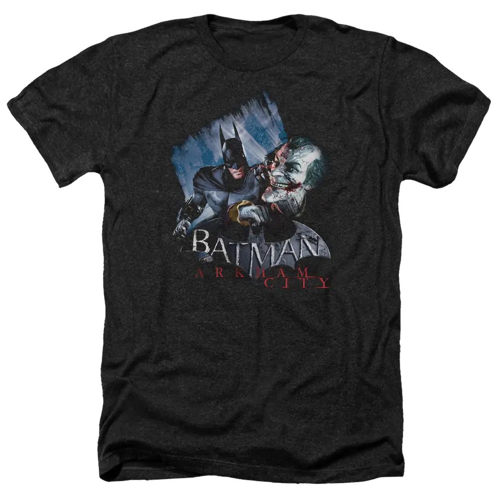 Batman - Arkham Jokes On You! - Men's Heather T-Shirt Batman