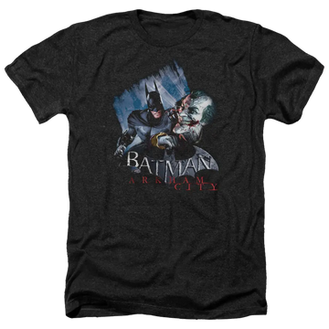 Batman - Arkham Jokes On You! - Men's Heather T-Shirt Batman