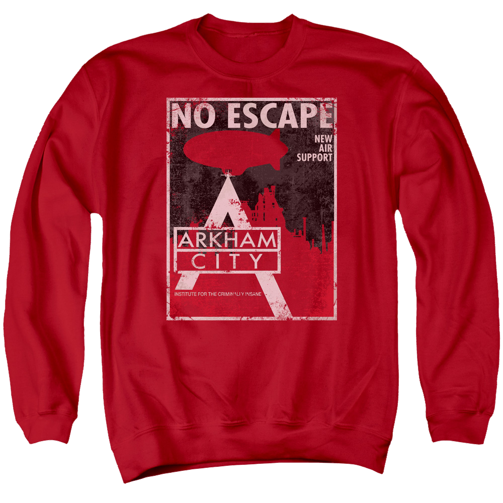 Batman - Arkham No Escape - Men's Crewneck Sweatshirt Men's Crewneck Sweatshirt Batman