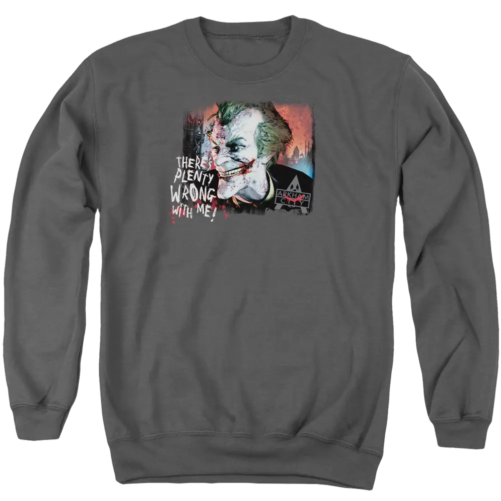 Batman - Arkham Plenty Wrong - Men's Crewneck Sweatshirt Batman