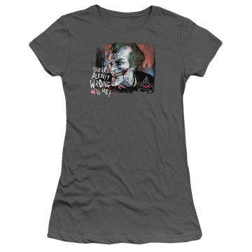 Batman - Arkham Plenty Wrong - Juniors T-Shirt Juniors T-Shirt Batman