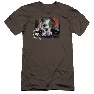 Batman - Arkham Plenty Wrong - Men's Premium Slim Fit T-Shirt Men's Premium Slim Fit T-Shirt Batman