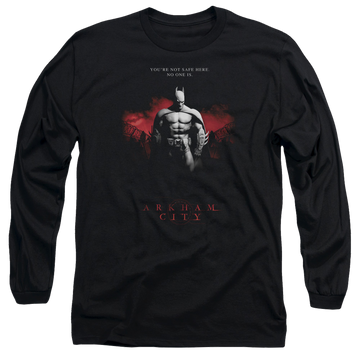 Batman - Arkham Standing Strong - Men's Long Sleeve T-Shirt Men's Long Sleeve T-Shirt Batman
