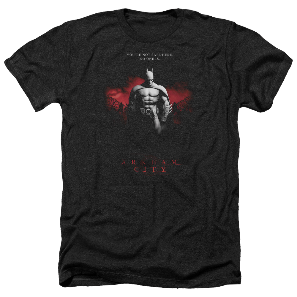 Batman - Arkham Standing Strong - Men's Heather T-Shirt Batman