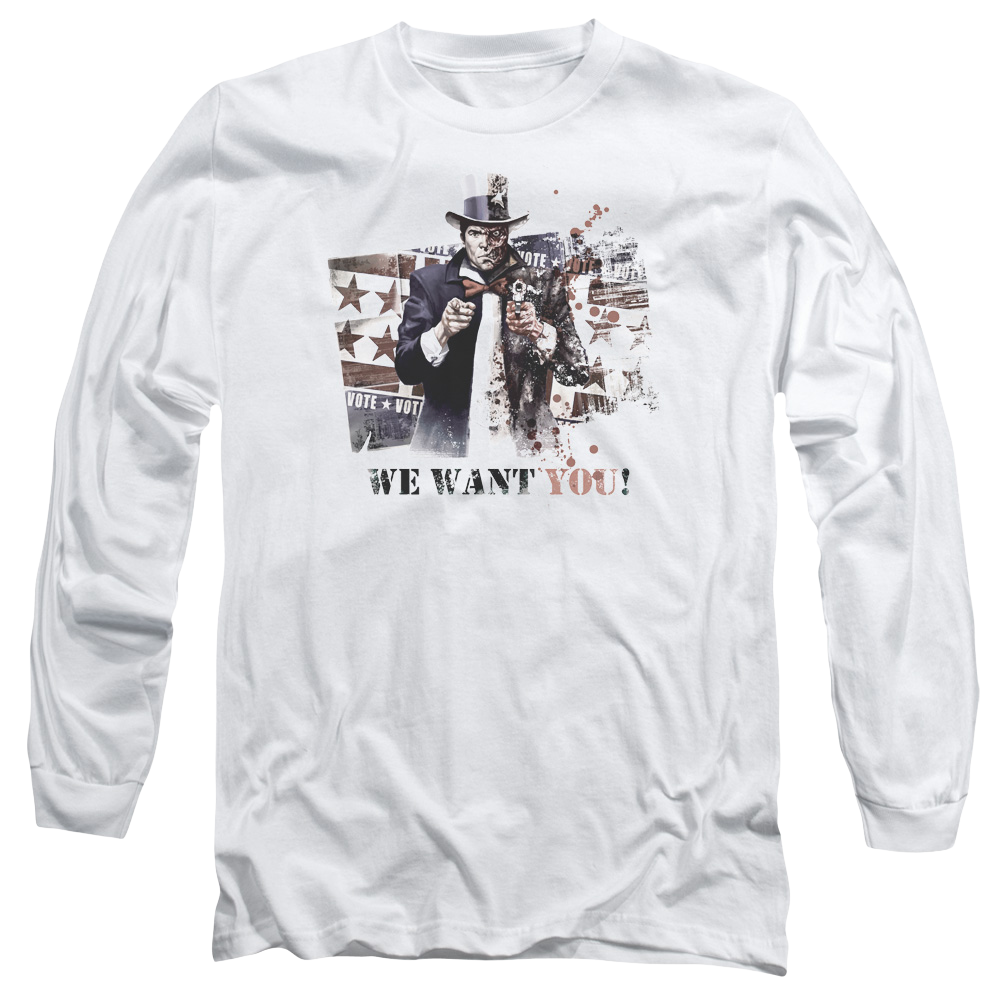 Batman - Arkham We Want You - Men's Long Sleeve T-Shirt Men's Long Sleeve T-Shirt Batman