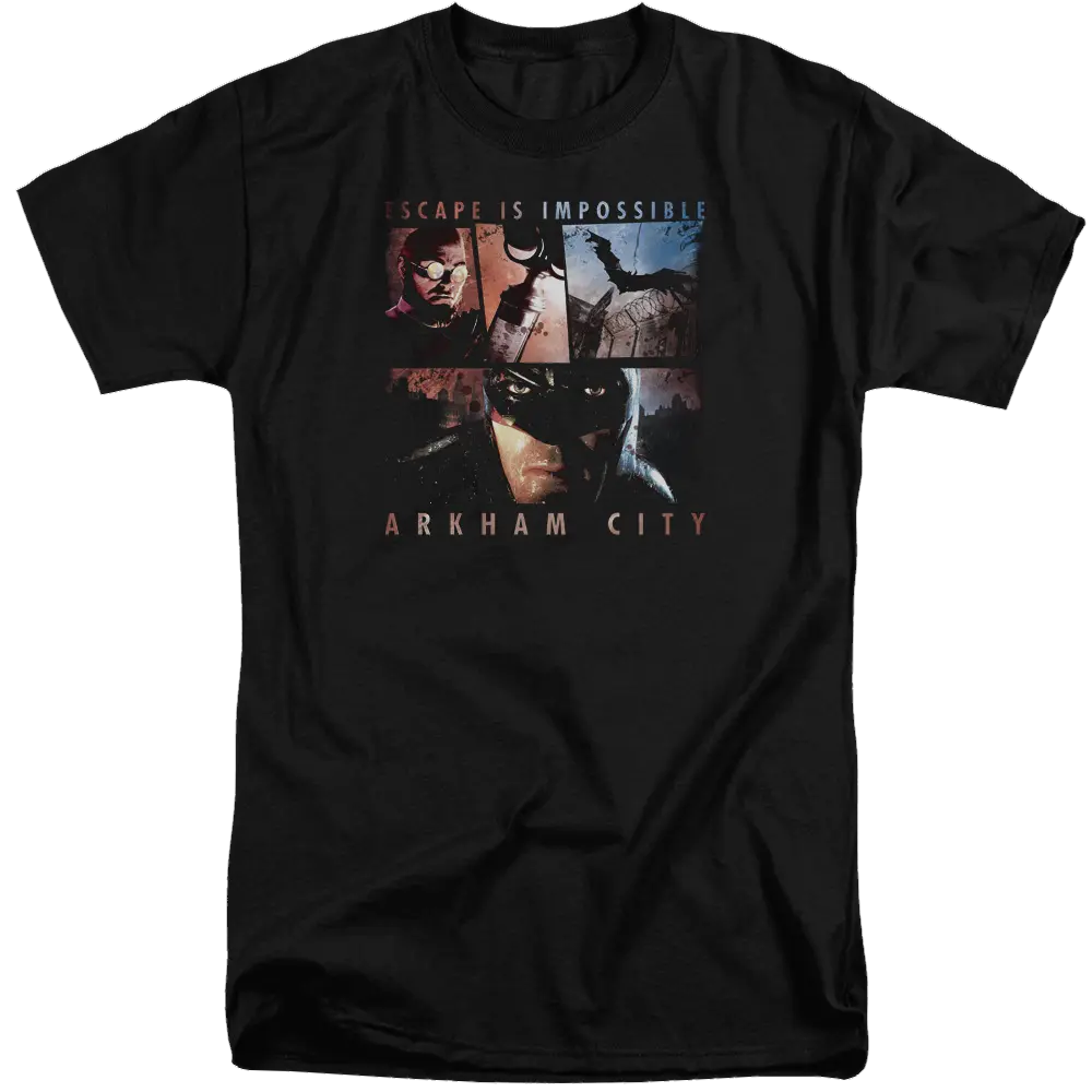 Batman - Arkham Escape Is Impossible - Men's Tall Fit T-Shirt Batman