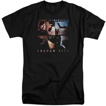 Batman - Arkham Escape Is Impossible - Men's Tall Fit T-Shirt Batman