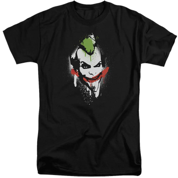 Batman - Arkham Spraypaint Smile - Men's Tall Fit T-Shirt Batman