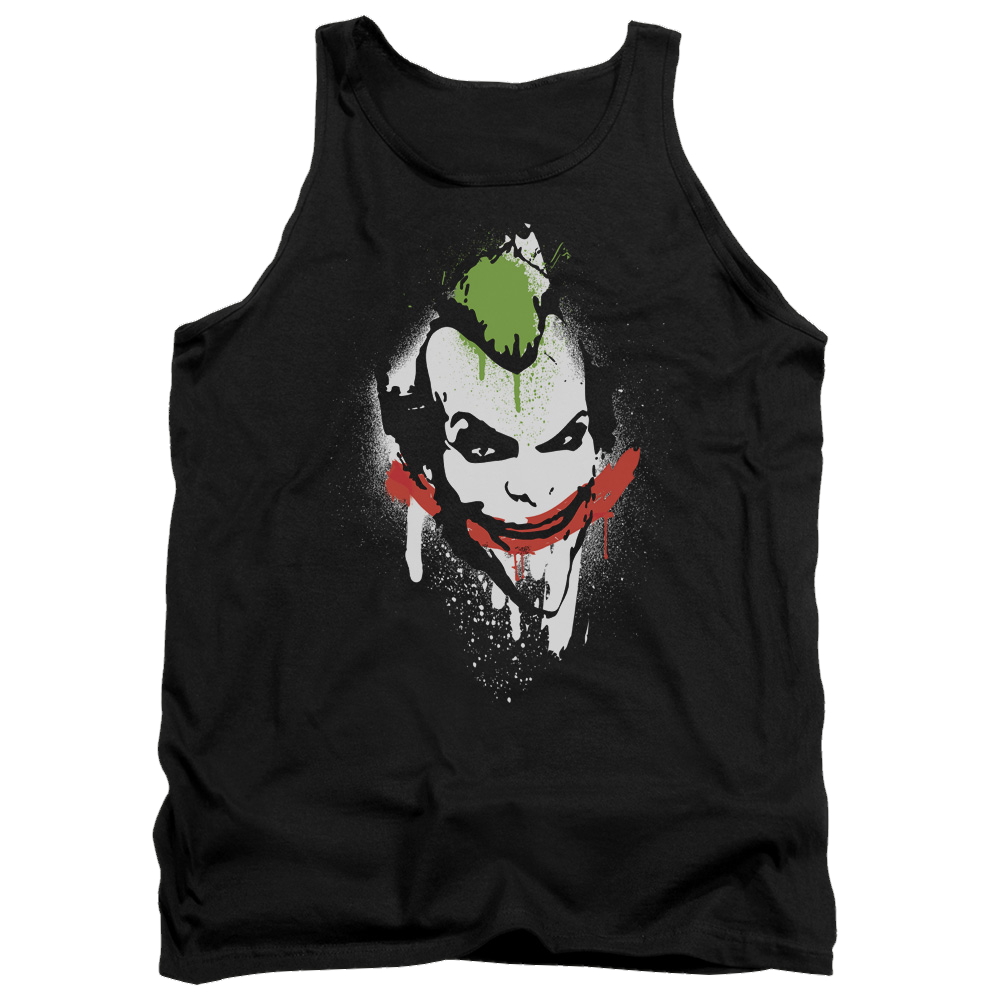 Batman - Arkham Spraypaint Smile Men's Tank Men's Tank Batman