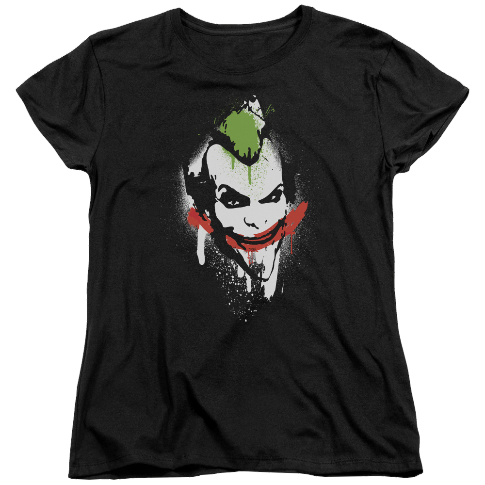 Batman - Arkham Spraypaint Smile - Women's T-Shirt Women's T-Shirt Batman