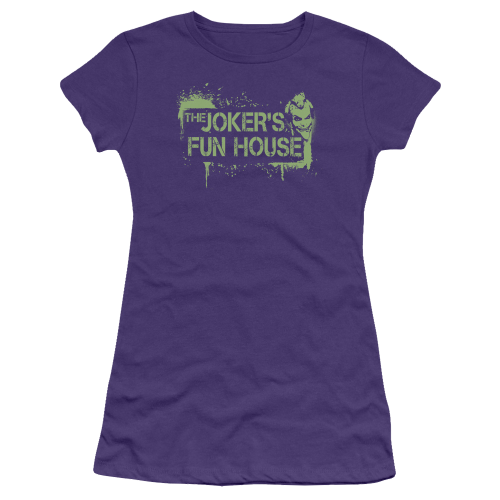 Batman - Arkham Jokers Fun House - Juniors T-Shirt Juniors T-Shirt Batman