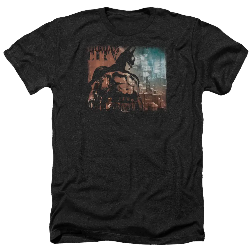 Batman - Arkham City Knockout - Men's Heather T-Shirt Batman