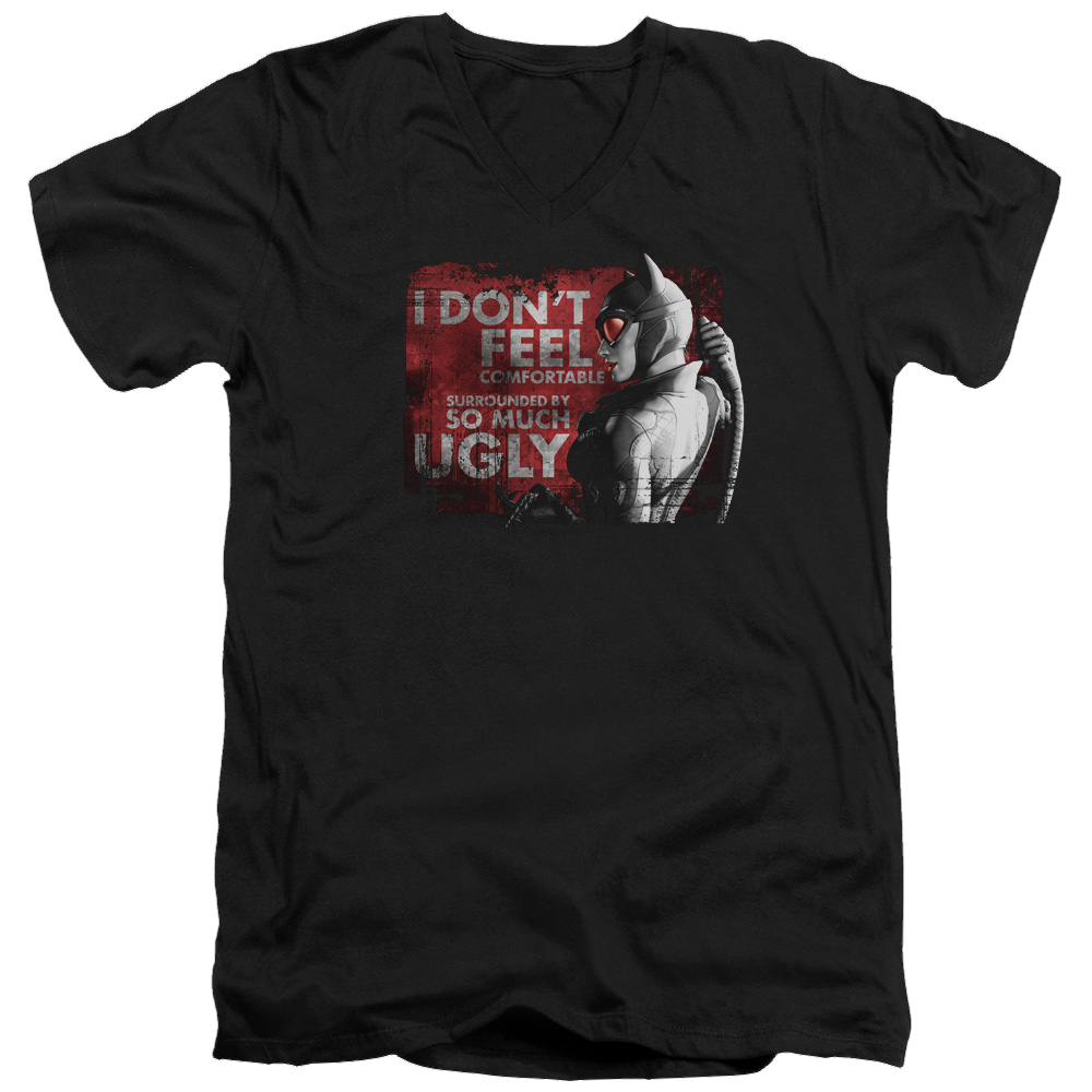 Batman - Arkham So Much Ugly - Men's V-Neck T-Shirt Men's V-Neck T-Shirt Batman