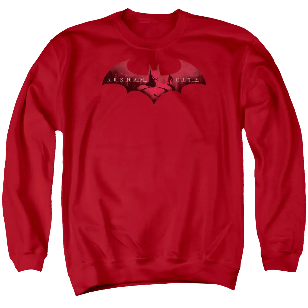 Batman - Arkham In The City - Men's Crewneck Sweatshirt Batman