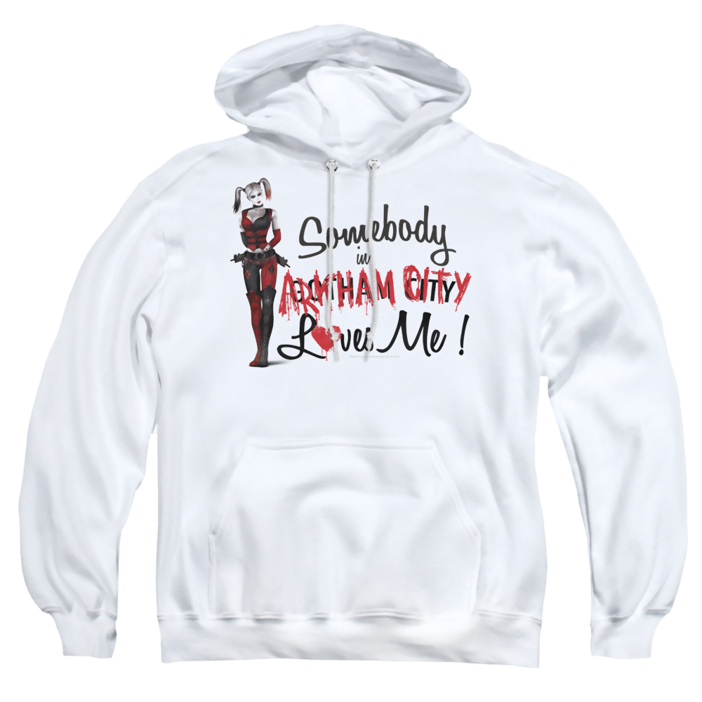 Batman - Arkham Somebody Loves Me - Pullover Hoodie Pullover Hoodie Batman