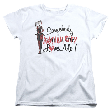 Batman - Arkham Somebody Loves Me - Women's T-Shirt Women's T-Shirt Batman