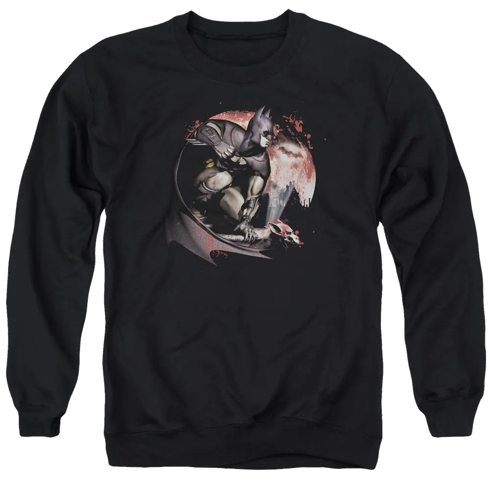 Batman - Arkham Blood Moon - Men's Crewneck Sweatshirt Batman