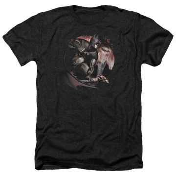 Batman - Arkham Blood Moon - Men's Heather T-Shirt Batman