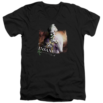 Batman - Arkham Certified Insane - Men's V-Neck T-Shirt Men's V-Neck T-Shirt Batman