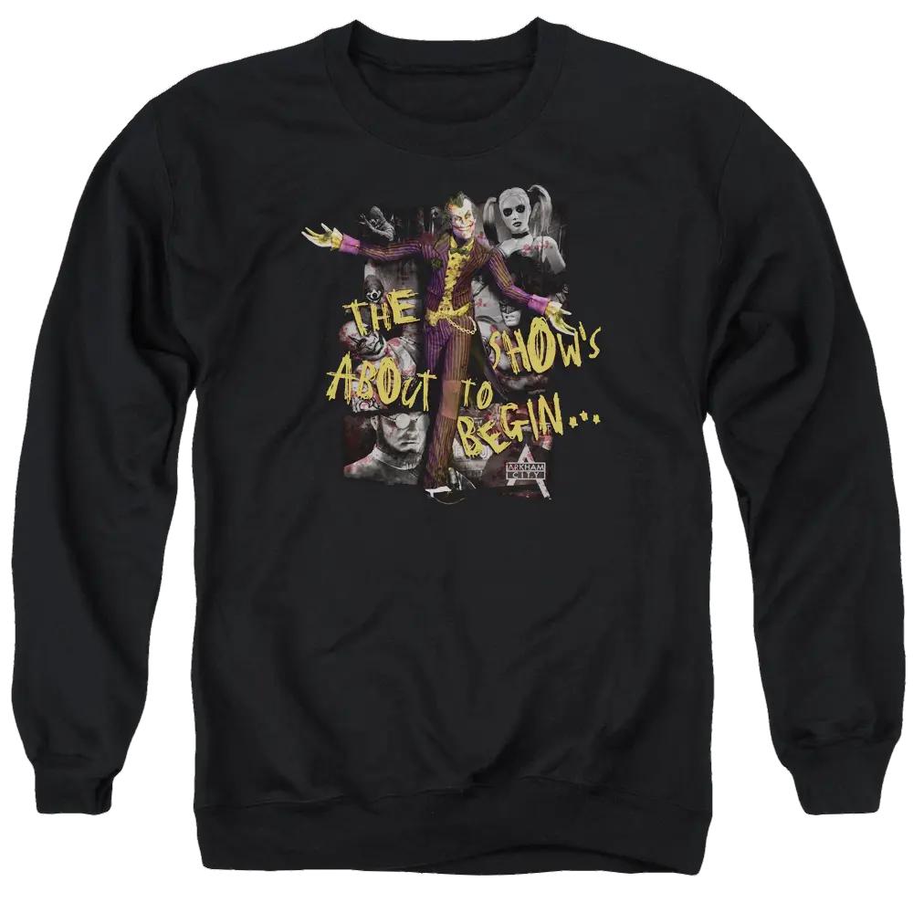 Batman - Arkham About To Begin - Men's Crewneck Sweatshirt Batman