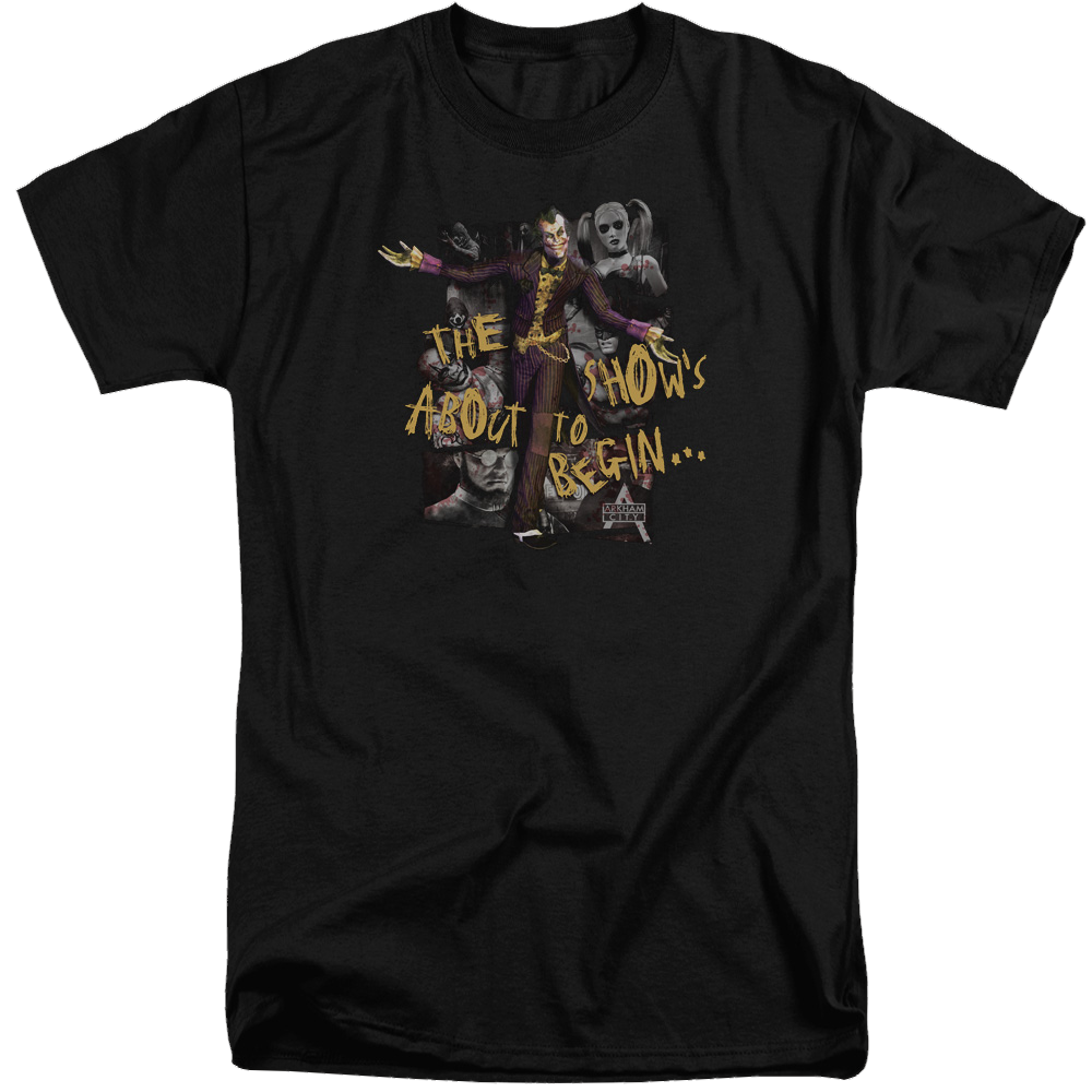 Batman - Arkham About To Begin - Men's Tall Fit T-Shirt Batman