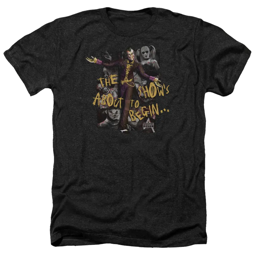 Batman - Arkham About To Begin - Men's Heather T-Shirt Batman