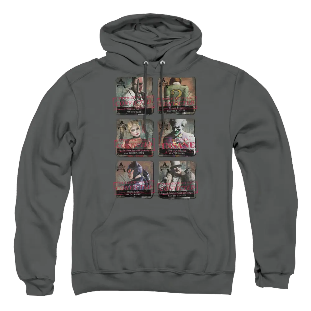 Batman - Arkham Arkham Lineup - Pullover Hoodie Batman