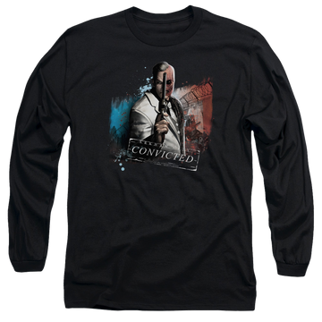 Batman - Arkham Two Face - Men's Long Sleeve T-Shirt Men's Long Sleeve T-Shirt Batman