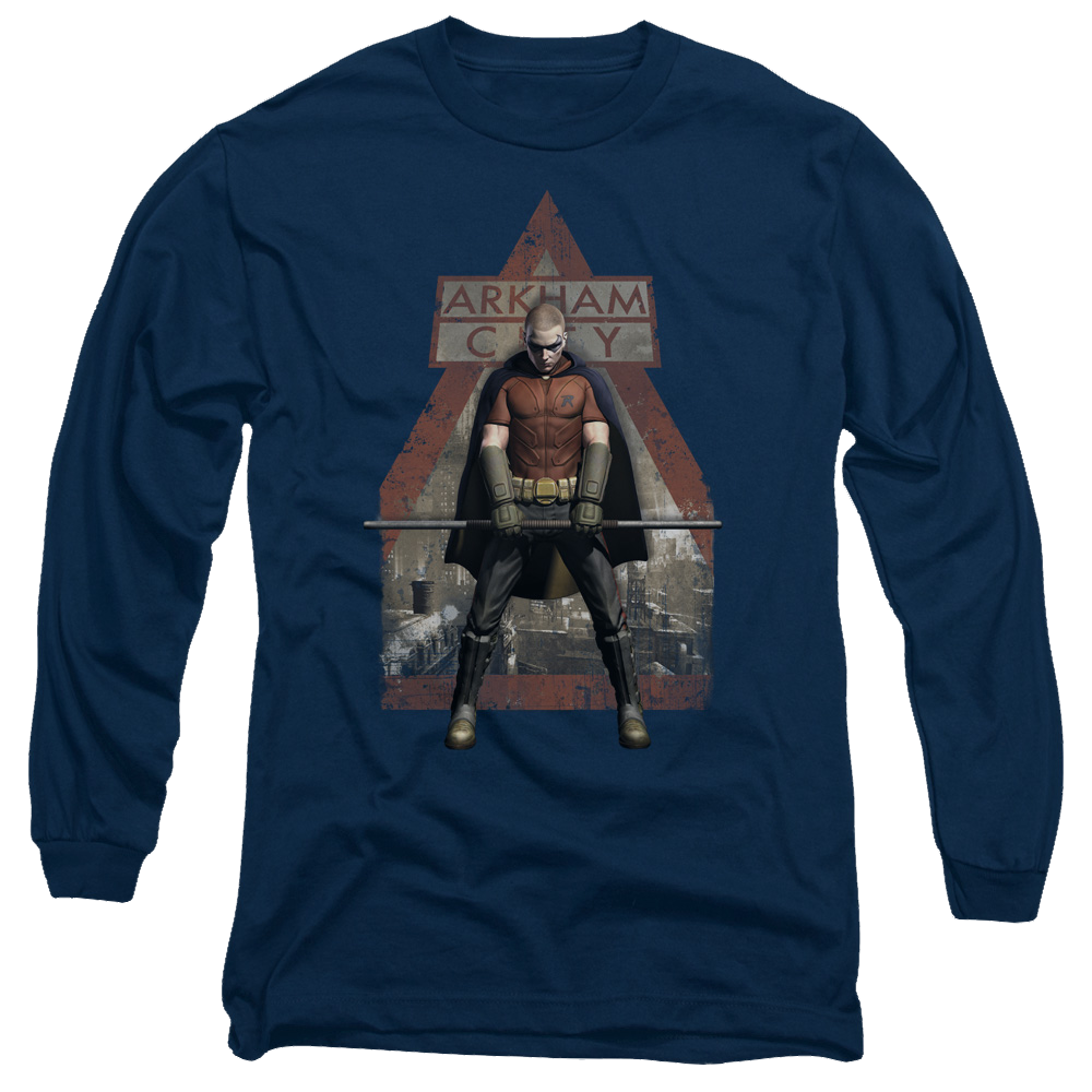 Batman - Arkham Arkham Robin - Men's Long Sleeve T-Shirt Men's Long Sleeve T-Shirt Batman