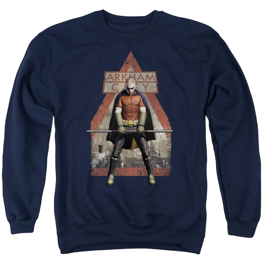 Batman - Arkham Arkham Robin - Men's Crewneck Sweatshirt Batman