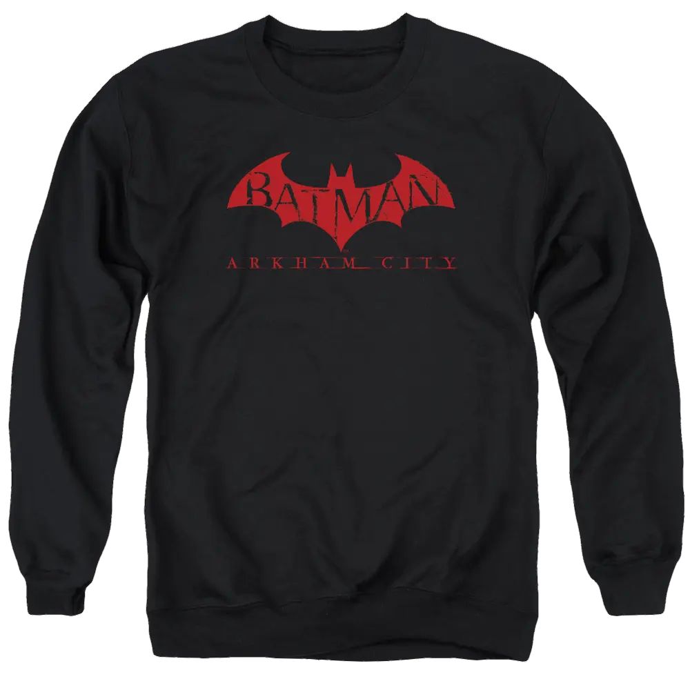 Batman - Arkham Red Bat - Men's Crewneck Sweatshirt Batman