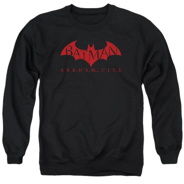 Batman - Arkham Red Bat - Men's Crewneck Sweatshirt Batman