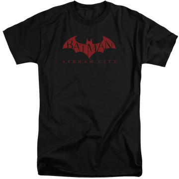Batman - Arkham Red Bat - Men's Tall Fit T-Shirt Batman