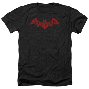 Batman - Arkham Red Bat - Men's Heather T-Shirt Batman