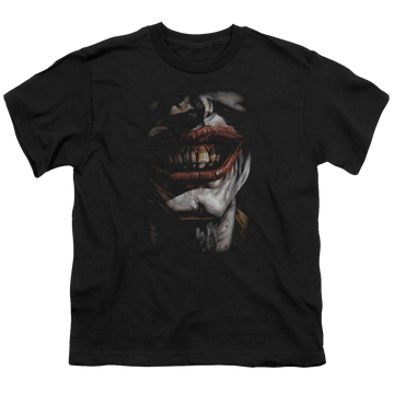 DC Batman Smile Of Evil - Youth T-Shirt Youth T-Shirt (Ages 8-12) Batman