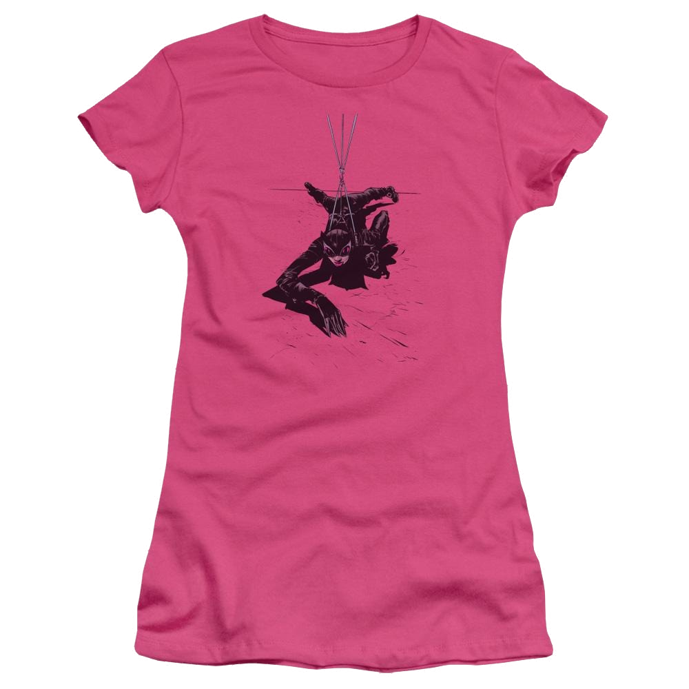 Batman Catwoman Rope - Juniors T-Shirt Juniors T-Shirt Catwoman