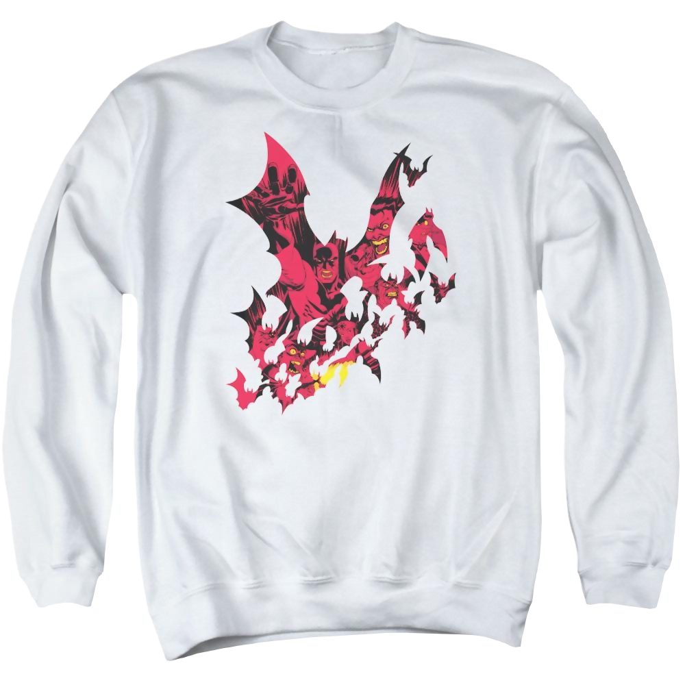 Batman Broken City - Men's Crewneck Sweatshirt Men's Crewneck Sweatshirt Batman