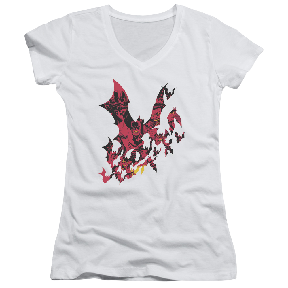 Batman Broken City - Juniors V-Neck T-Shirt Juniors V-Neck T-Shirt Batman