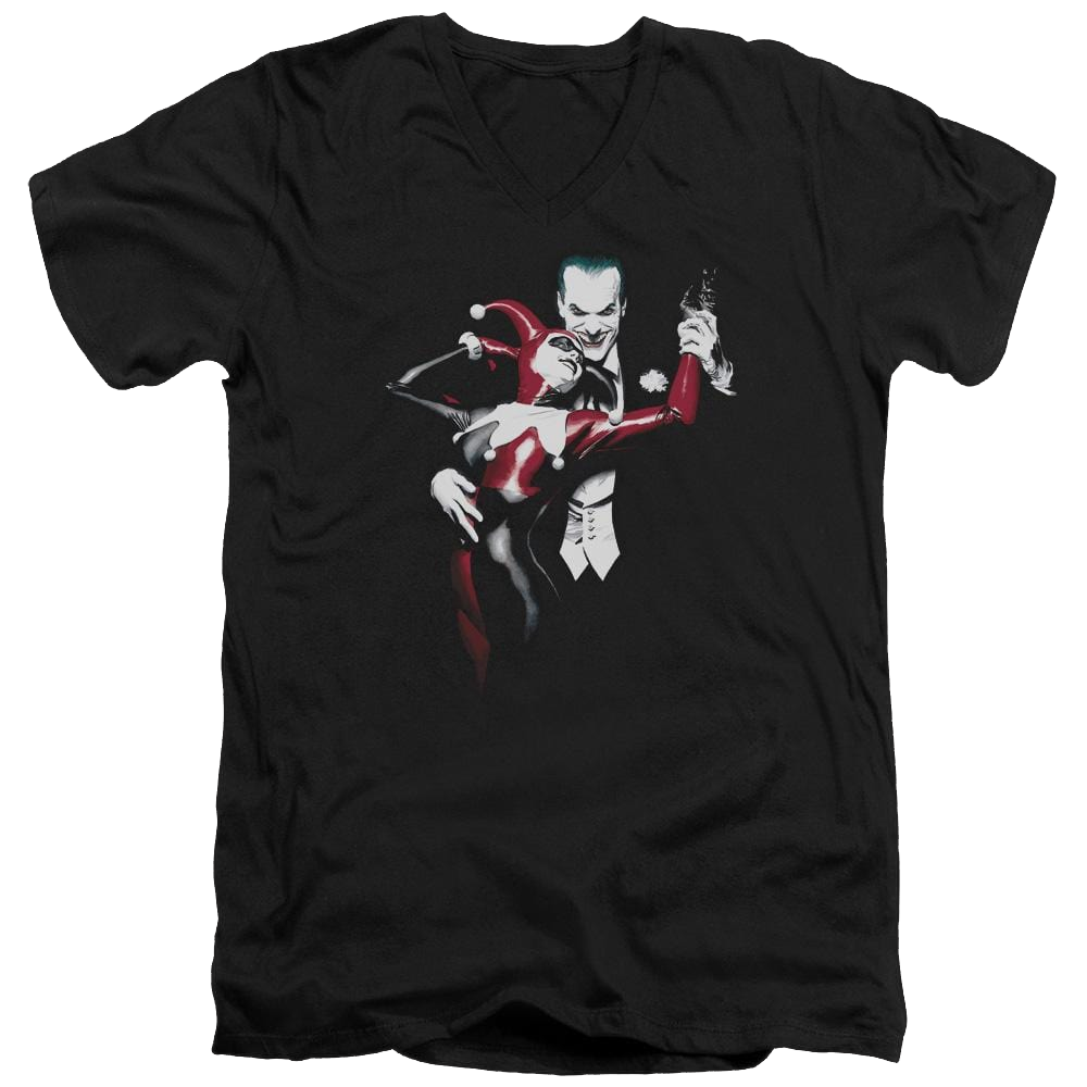 Batman Harley And Joker - Men's V-Neck T-Shirt Men's V-Neck T-Shirt Harley Quinn